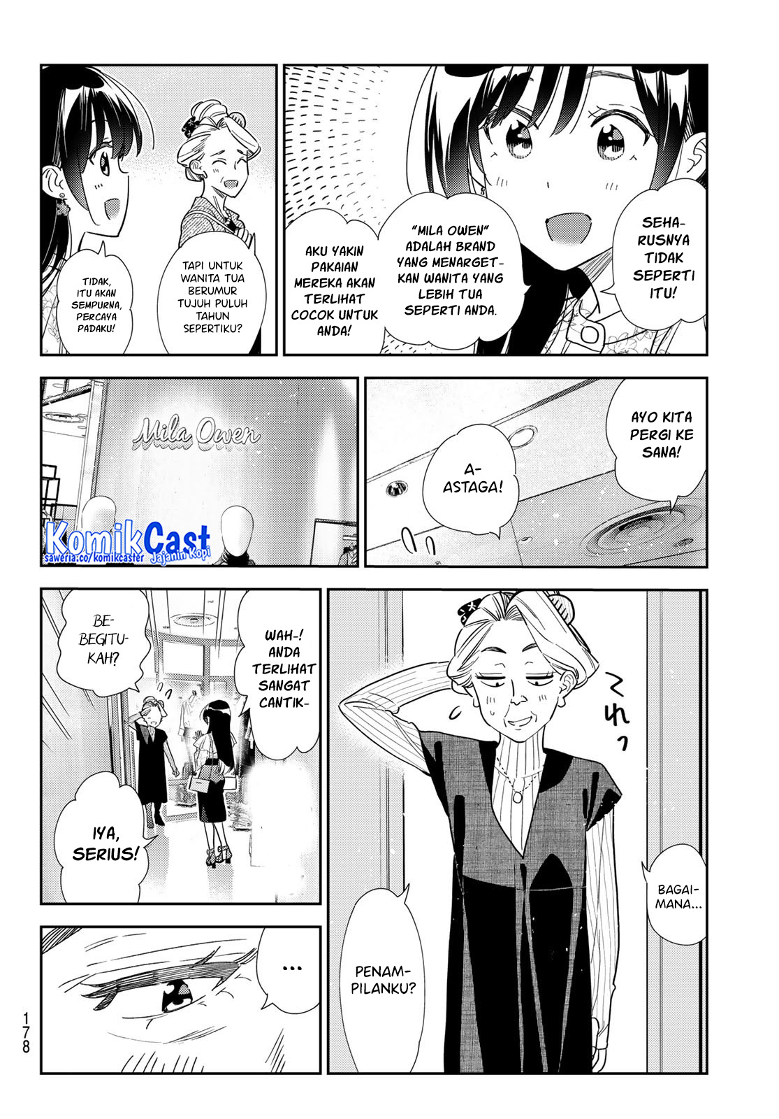 Kanojo Okarishimasu Chapter 308 Gambar 15