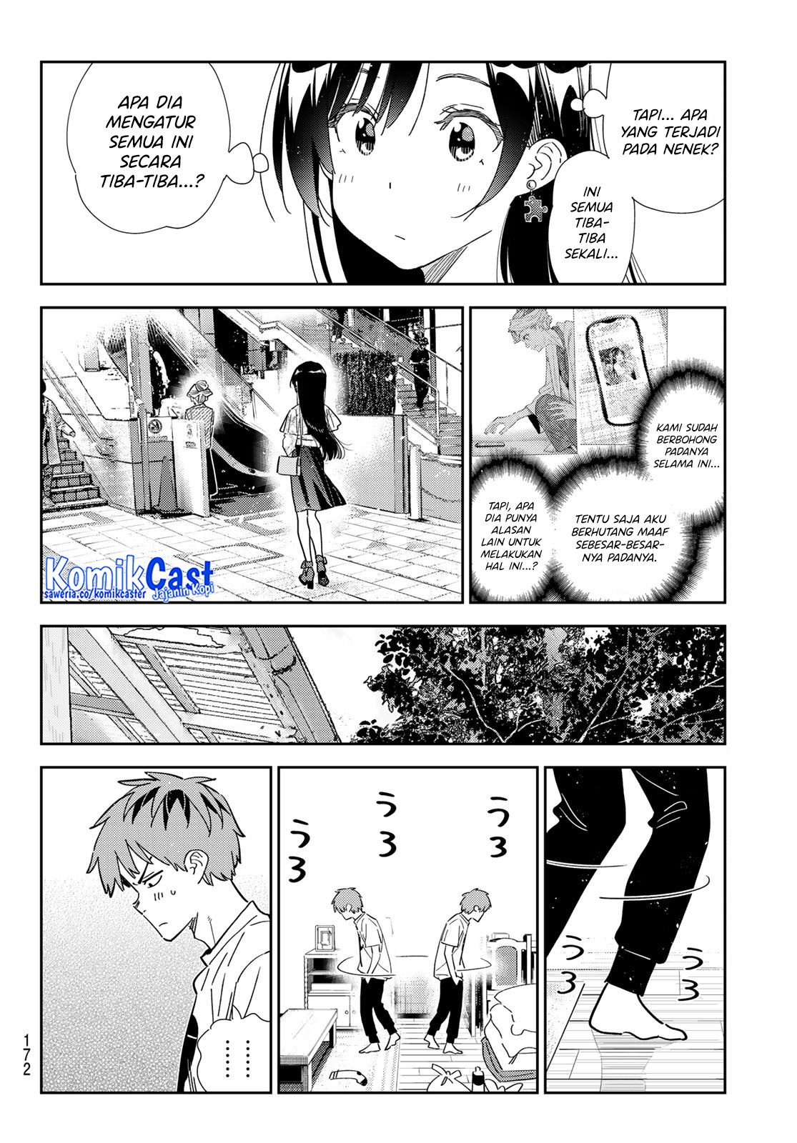 Kanojo Okarishimasu Chapter 308 Gambar 9