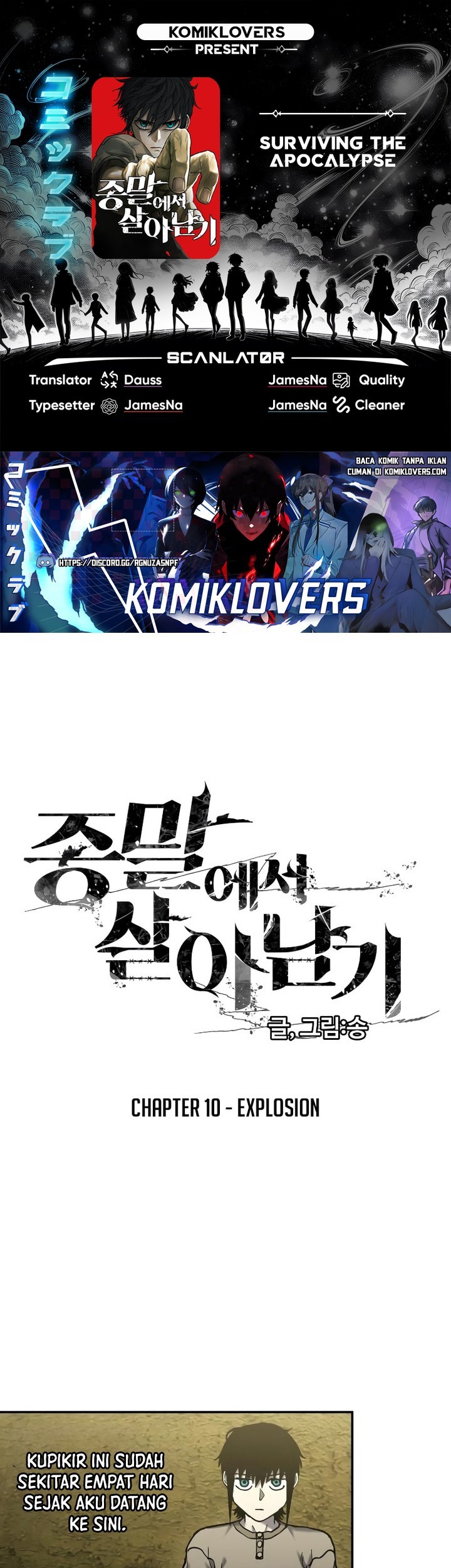 Baca Komik Surviving the Apocalypse Chapter 10 Gambar 1