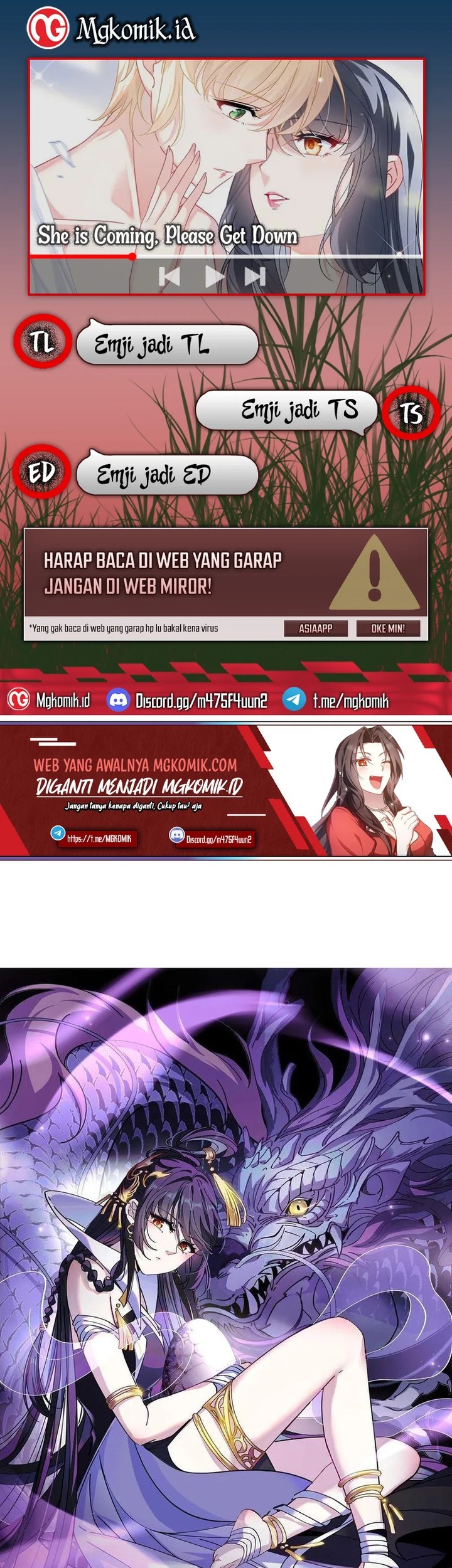 Baca Komik She Is Coming, Please Get Down! Chapter 339 Gambar 1