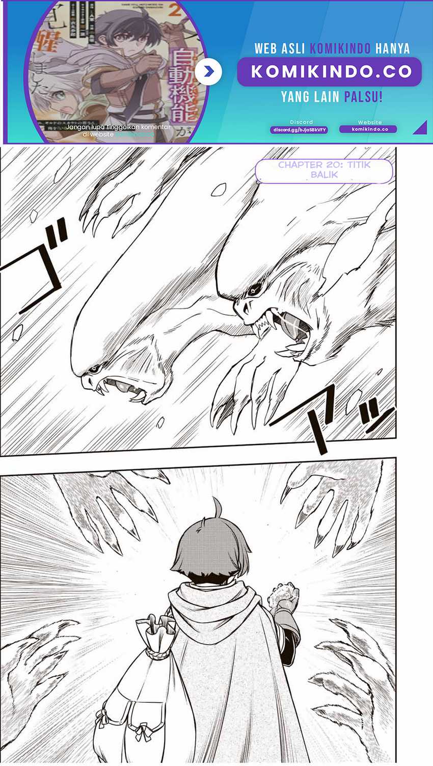 Baca  Dame Skill [Auto Mode] ga Kakuseishimashita ~Are, Guild no Scout-san, Ore wo “Iranai”-tte Itte Masendeshita?~ Chapter 20 Gambar 2