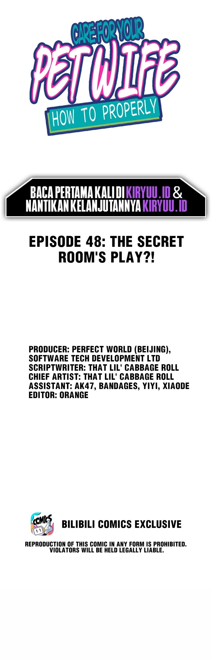 How To Properly Care For Your Pet Wife Chapter 48 Gambar 3