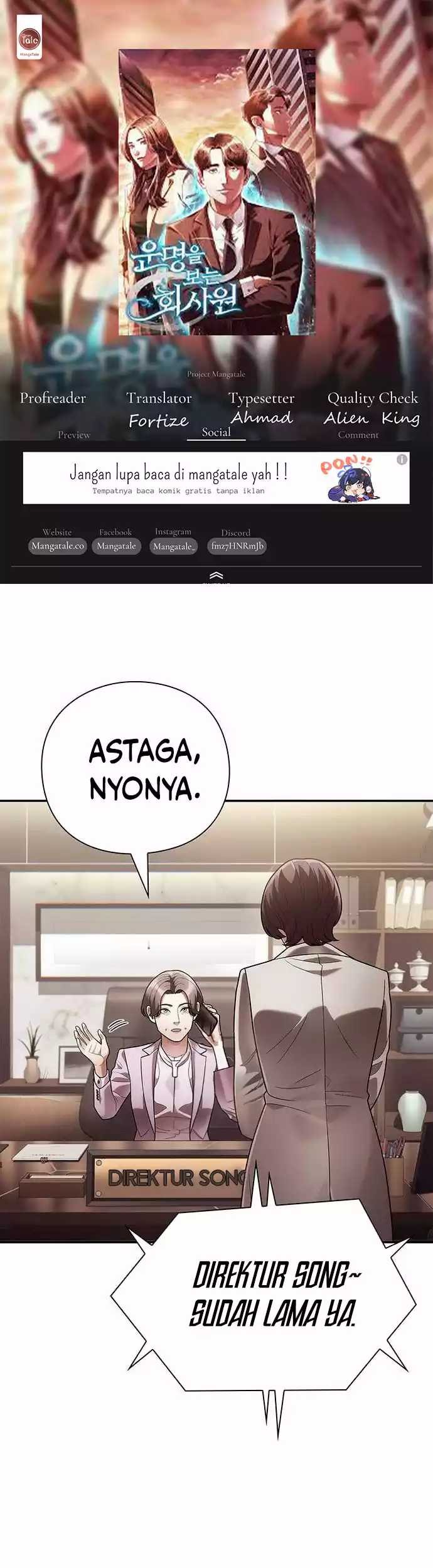 Baca Komik Office Worker Who Sees Fate Chapter 82 Gambar 1