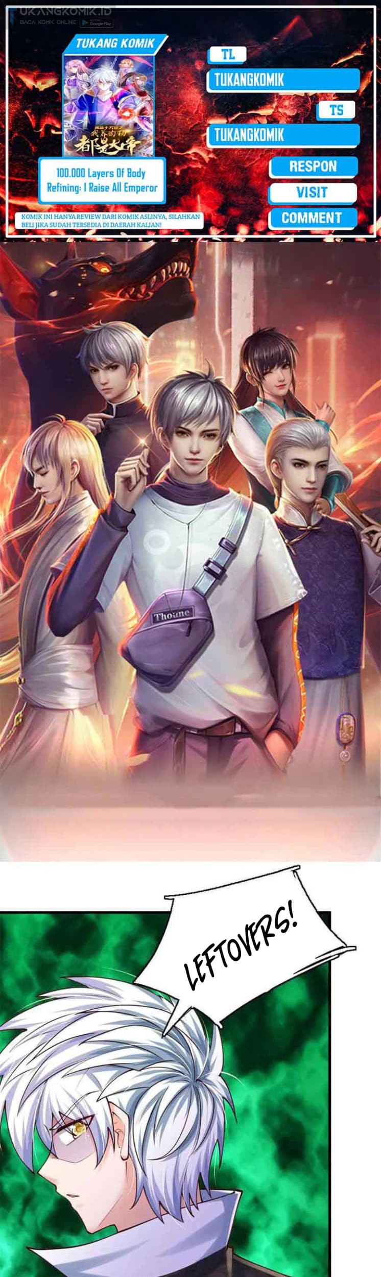 Baca Komik 100.000 Layers Of Body Refining: I Raise All Emperor Chapter 248 Gambar 1