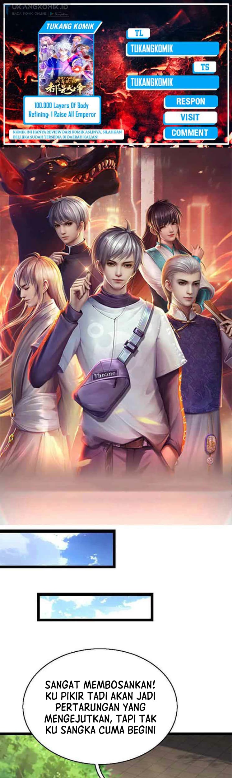 Baca Komik 100.000 Layers Of Body Refining: I Raise All Emperor Chapter 251 Gambar 1