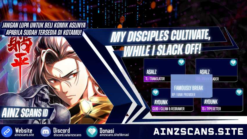 Baca Komik My Disciples Cultivate, While I Slack Off! Chapter 02 Gambar 1