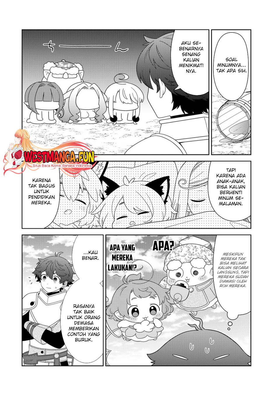 Seirei-tachi no Rakuen to Risou no Isekai Seikatsu Chapter 60 Gambar 15