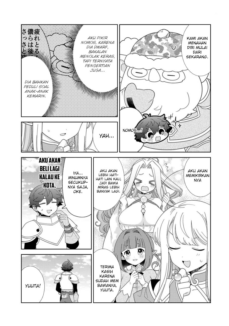 Seirei-tachi no Rakuen to Risou no Isekai Seikatsu Chapter 60 Gambar 16
