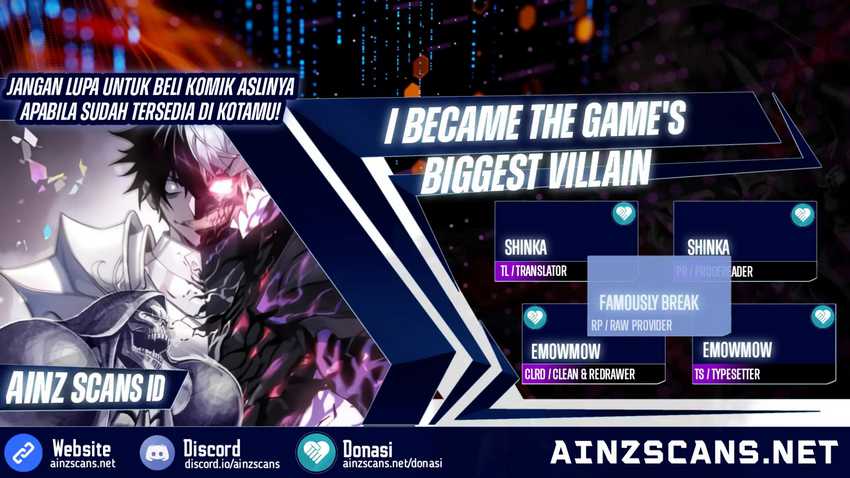Baca Komik I Became The Game’s Biggest Villain Chapter 34 Gambar 1