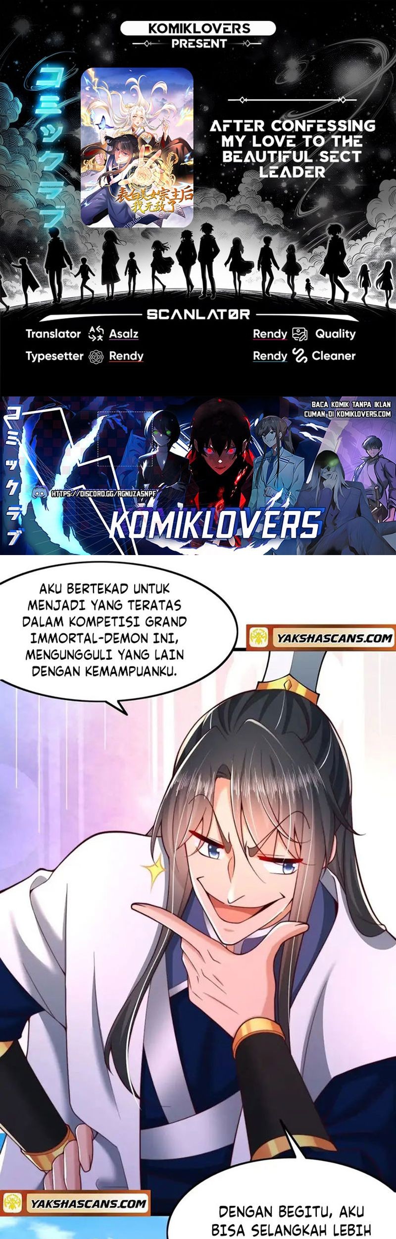 Baca Komik After Confessing My Love to the Beautiful Sect Leader, I Become Invincible? Chapter 16 Gambar 1