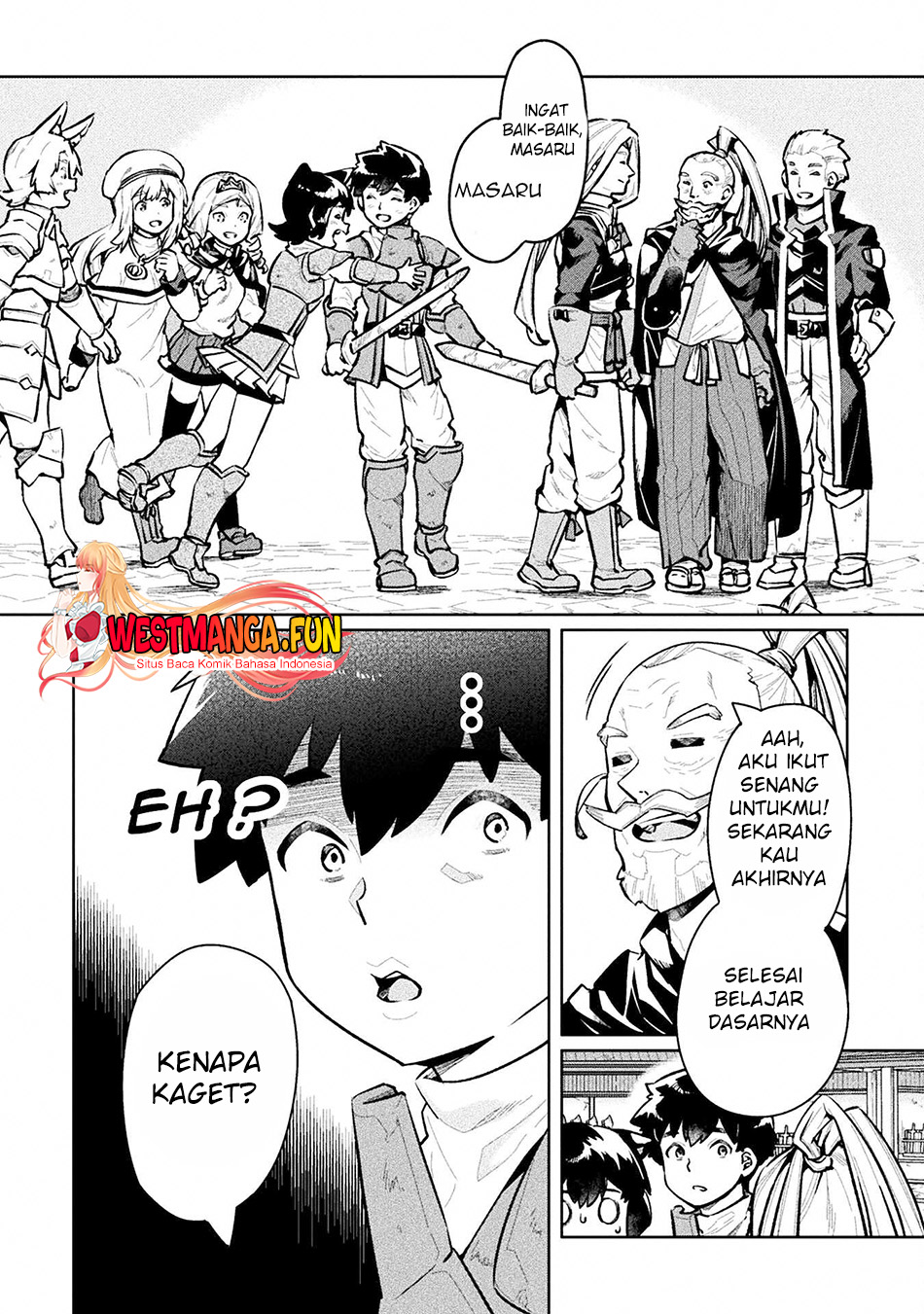 NEET dakedo Hello Work ni Ittara Isekai ni Tsuretekareta Chapter 56 Gambar 30