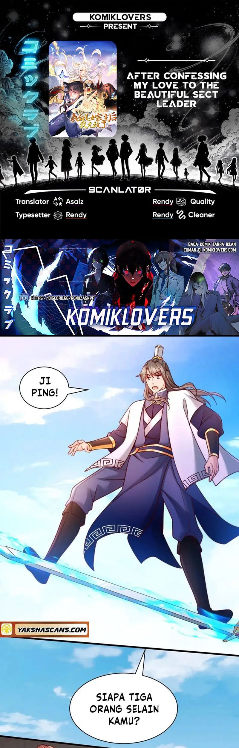 Baca Komik After Confessing My Love to the Beautiful Sect Leader, I Become Invincible? Chapter 19 Gambar 1