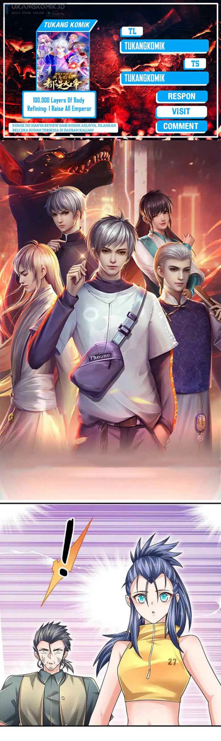 Baca Komik 100.000 Layers Of Body Refining: I Raise All Emperor Chapter 256 Gambar 1