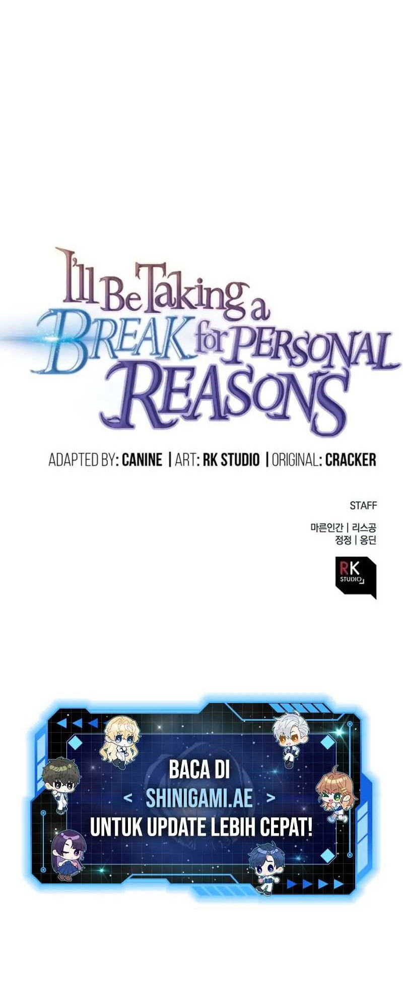 I’ll be Taking a Break for Personal Reasons Chapter 109 Gambar 71