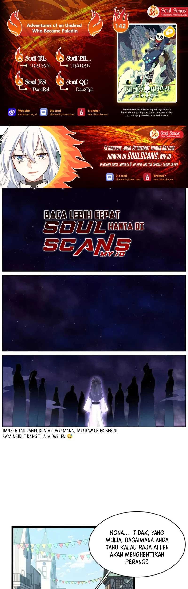 Baca Komik Adventures of an Undead Who Became Paladin Chapter 142 Gambar 1