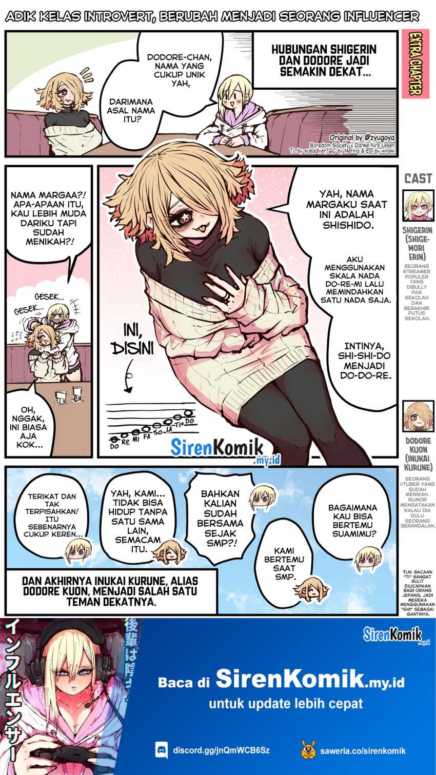 Baca  Kouhai wa Inkya Agari no Infuruensaa Chapter 19.5 Gambar 2