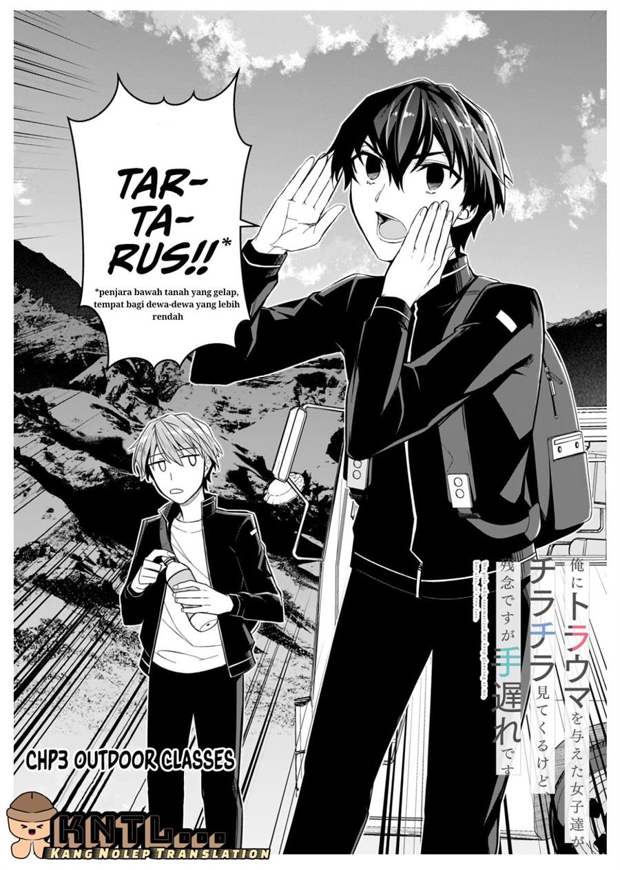 Baca Ore ni Trauma wo Ataeta Joshi-tachi ga Chirachira Mitekuru kedo, Zannen desu ga Teokure desu Chapter 03 Gambar 2