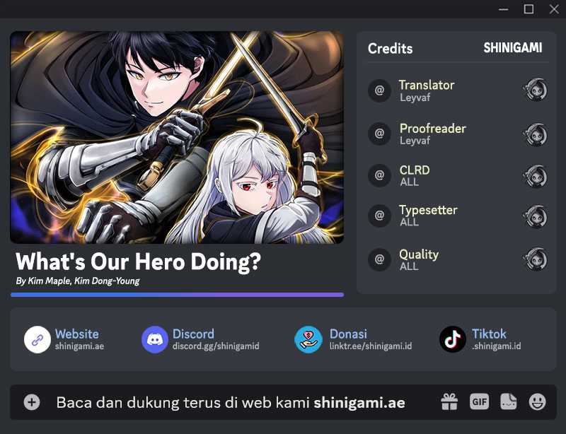 Baca Komik What’s Our Hero Doing? Chapter 26 Gambar 1