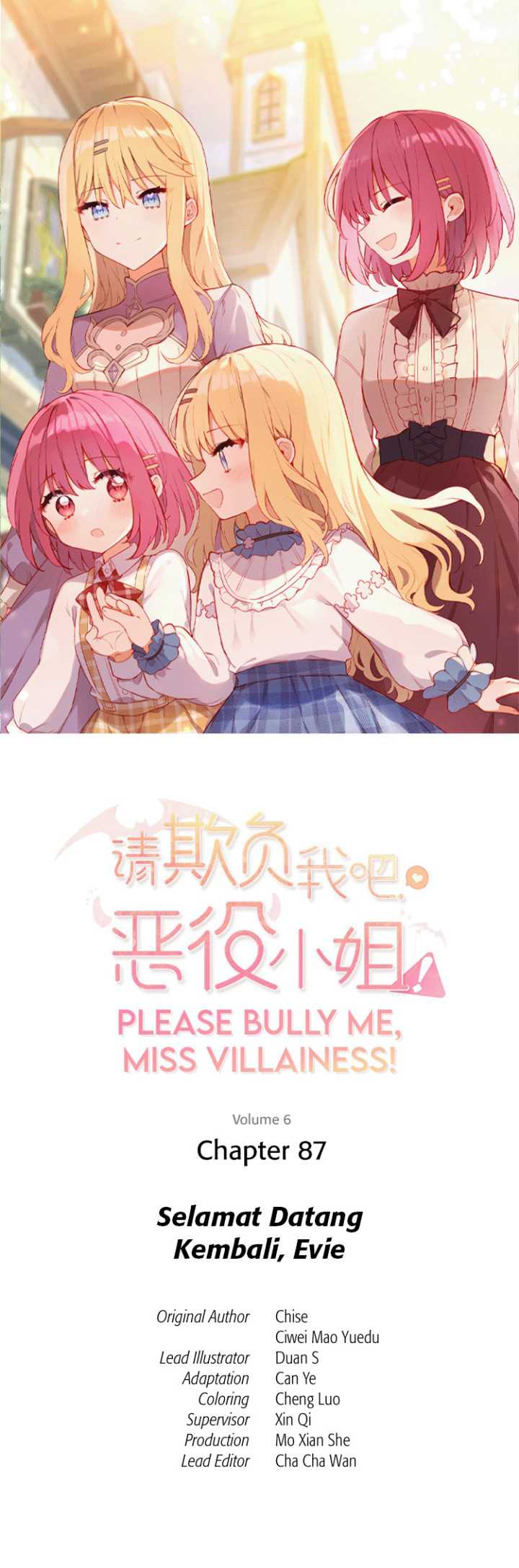 Baca  Please Bully Me, Miss Villainess! Chapter 87 Gambar 2