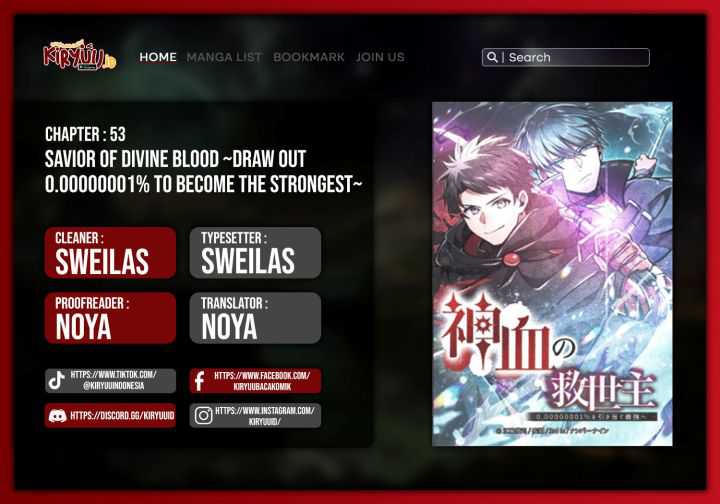 Baca Komik Savior of Divine Blood ~Draw Out 0.00000001% to Become the Strongest~ Chapter 53 Gambar 1
