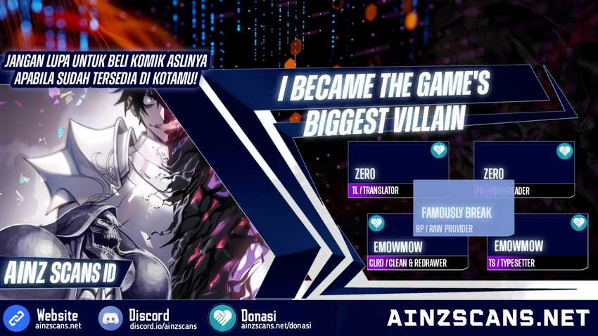 Baca Komik I Became The Game’s Biggest Villain Chapter 36 Gambar 1