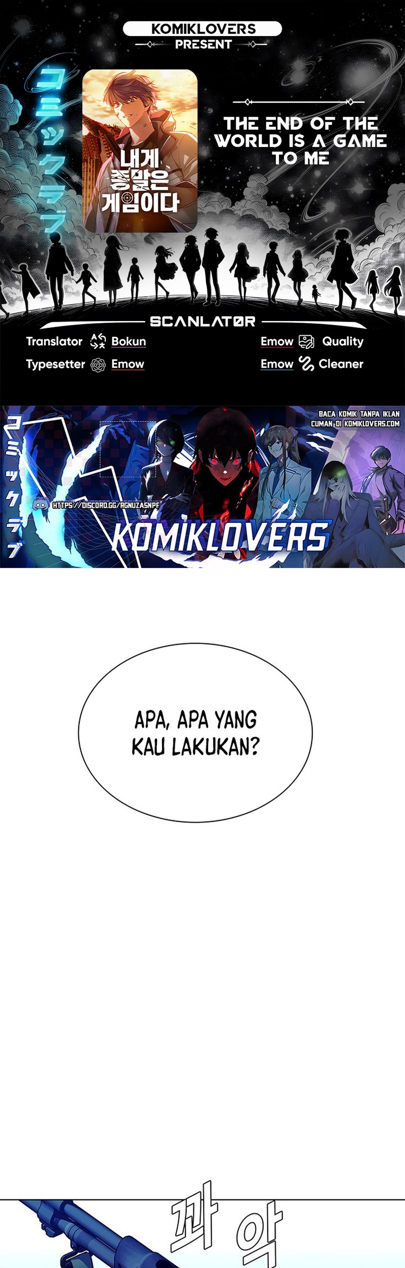 Baca Komik The End of the World is Just a Game to Me Chapter 48 Gambar 1