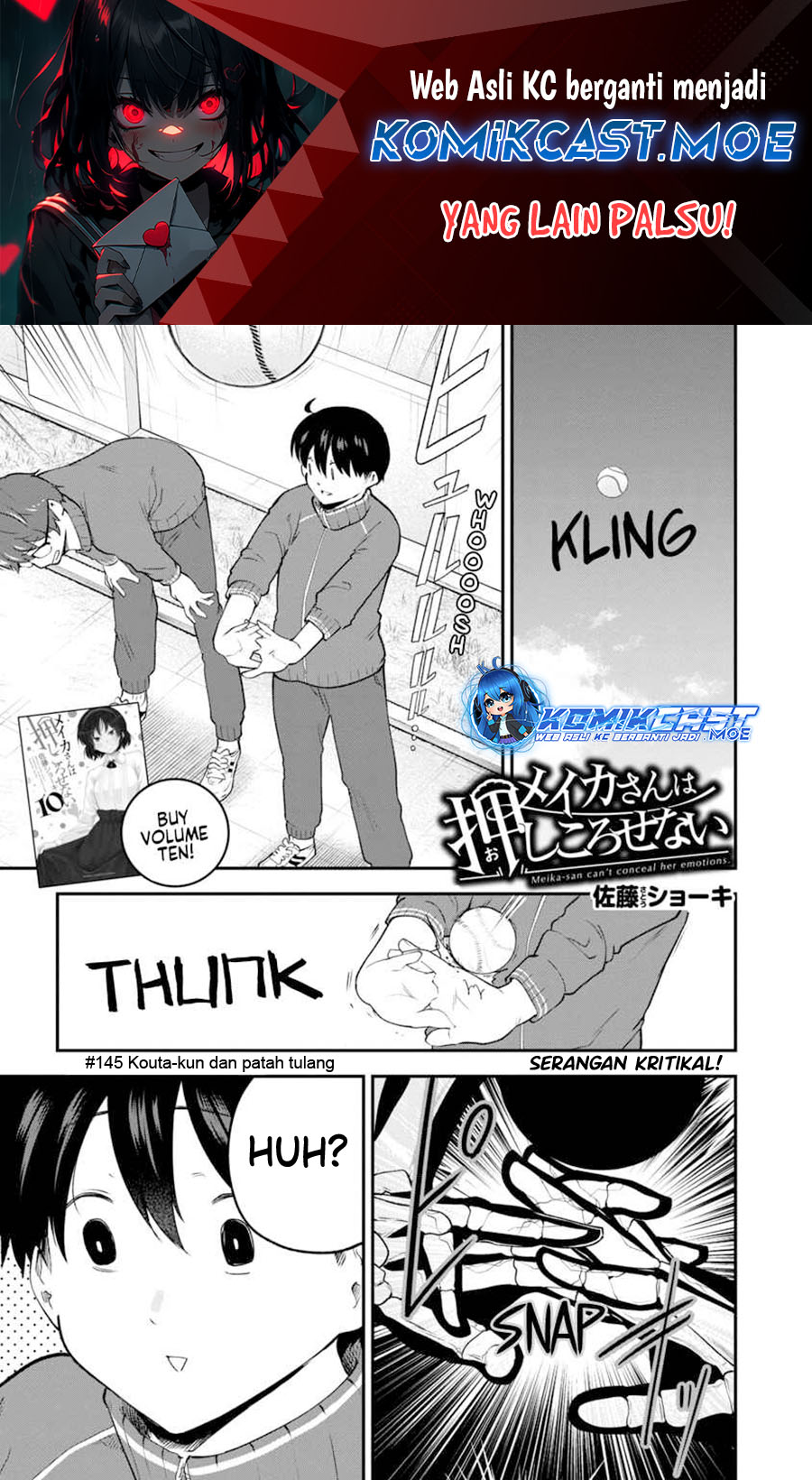 Baca Meika-san Can’t Conceal Her Emotions Chapter 145 Gambar 2