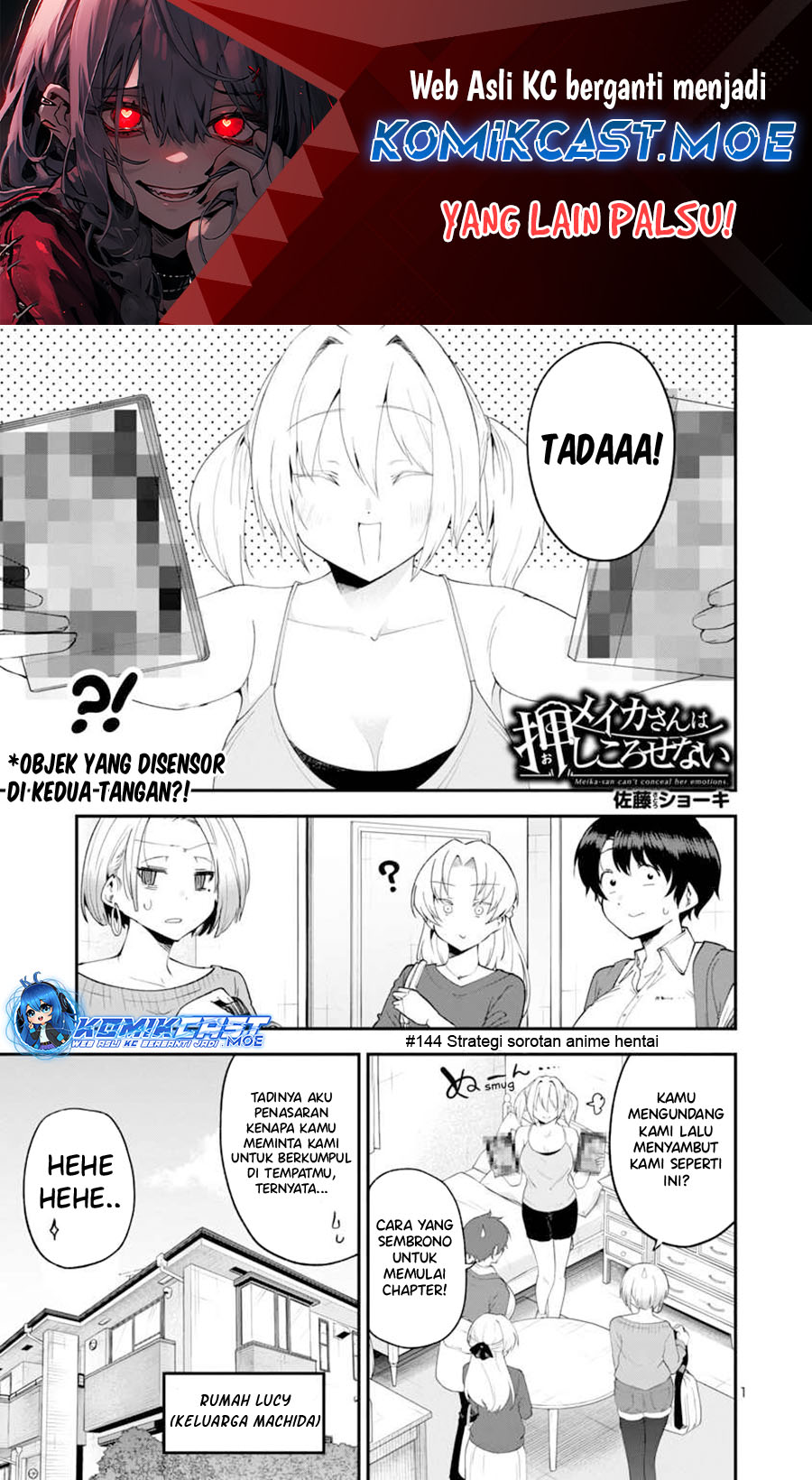 Baca  Meika-san Can’t Conceal Her Emotions Chapter 144 Gambar 2