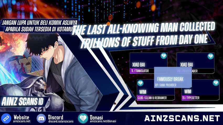 Baca Komik The Last All-Knowing Man Collected Trillions of Stuff from Day One Chapter 15 Gambar 1
