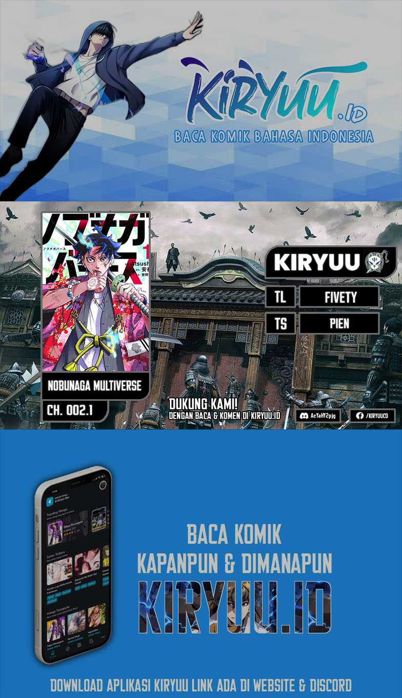 Baca Komik Nobunaga Multiverse Chapter 02.1 Gambar 1