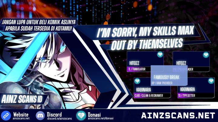 Baca Komik I’m Sorry, My Skills Max Out by Themselves Chapter 11 Gambar 1