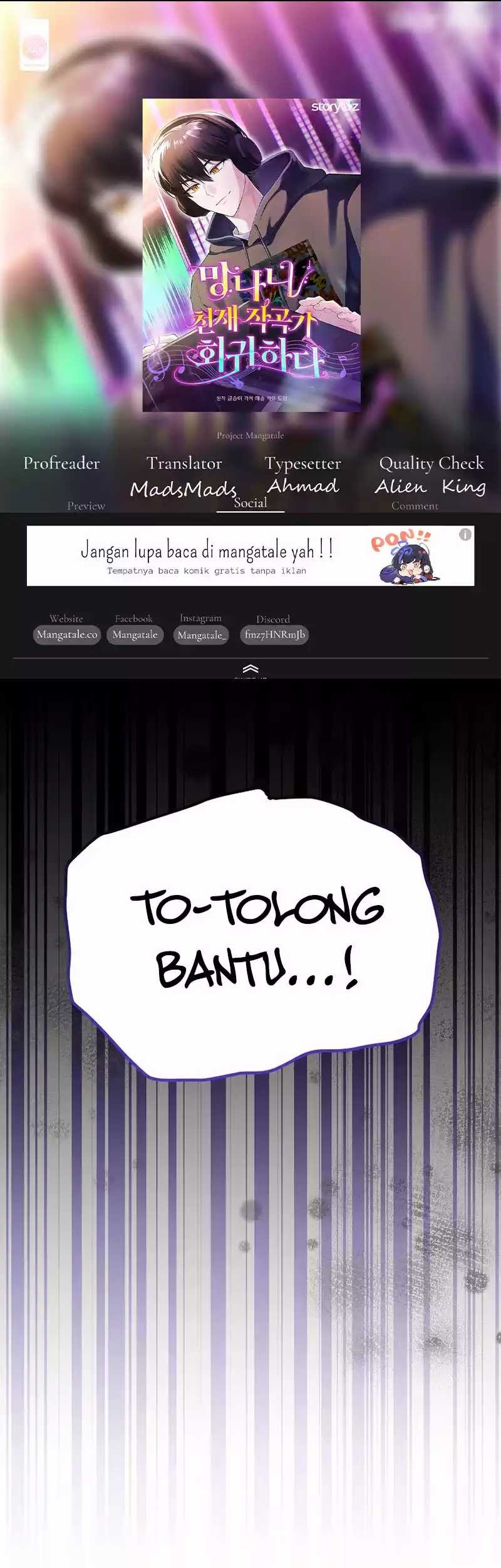 Baca Komik The Crazy Genius Composer Returns Chapter 01 Gambar 1