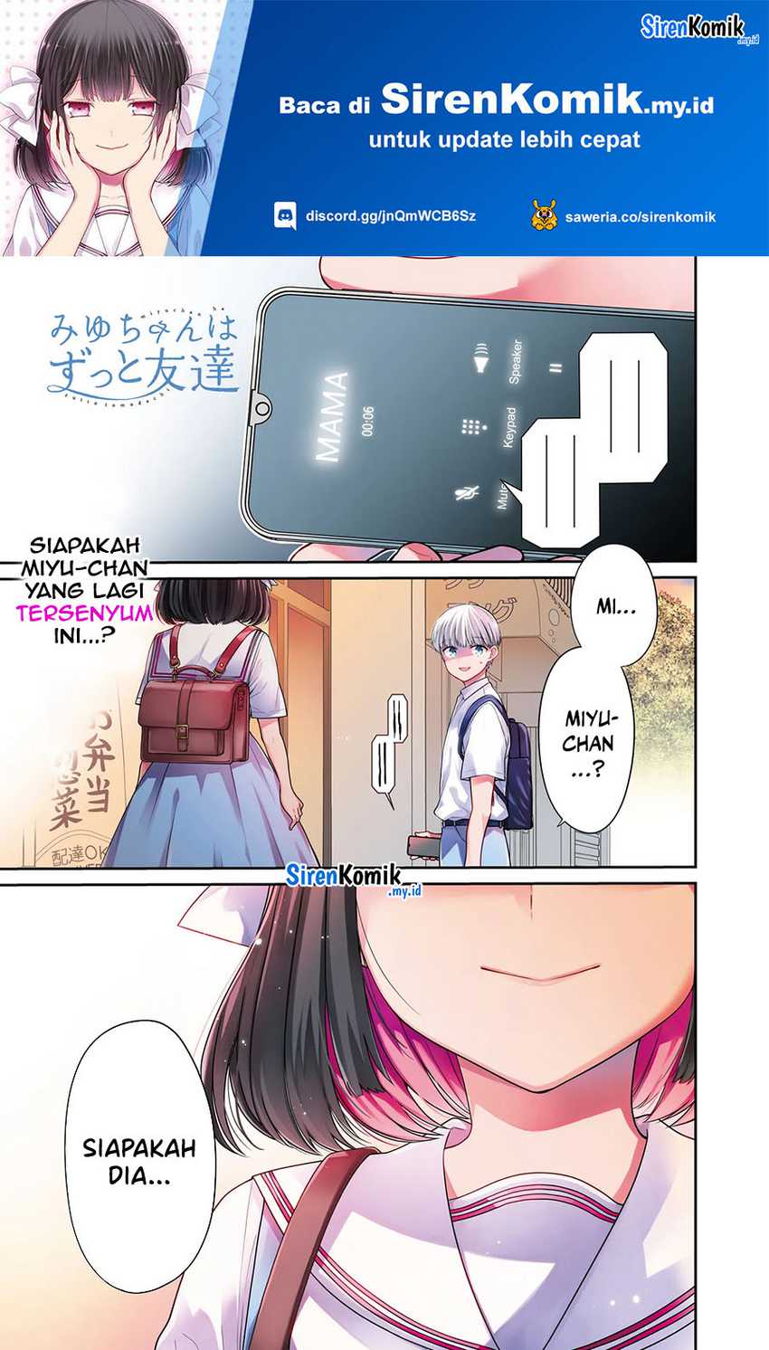 Baca  Miyu-chan wa Zutto Tomodachi Chapter 01 Gambar 2