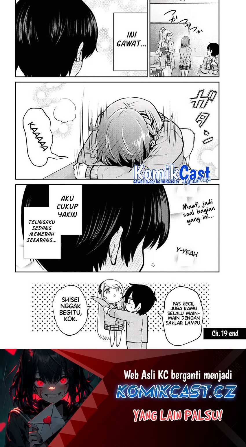 Kurasu no Daikirai na Joshi to Kekkon Suru Koto ni Natta Chapter 19.2 Gambar 20