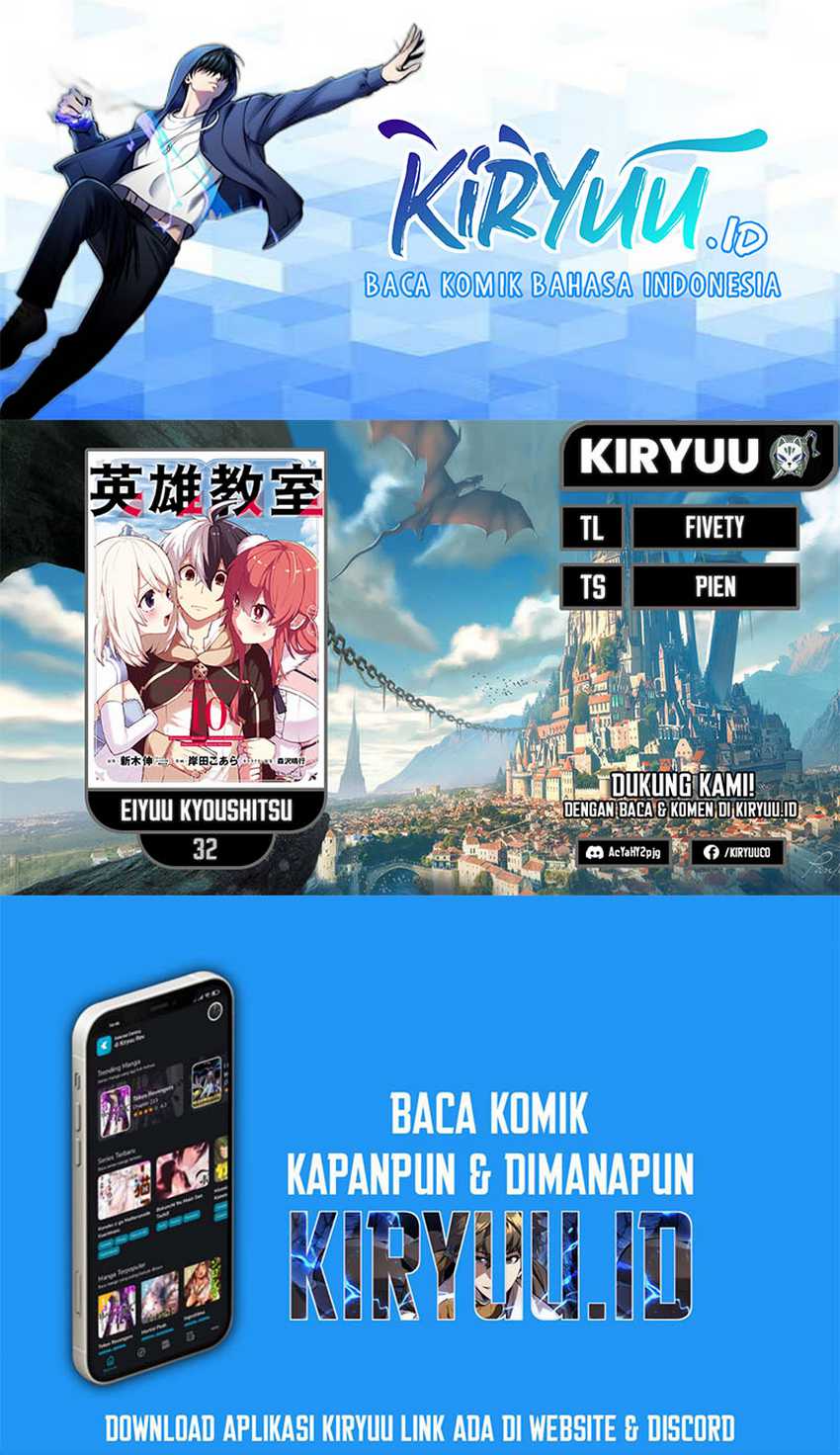 Baca Komik Eiyuu Kyoushitsu Chapter 32 Gambar 1