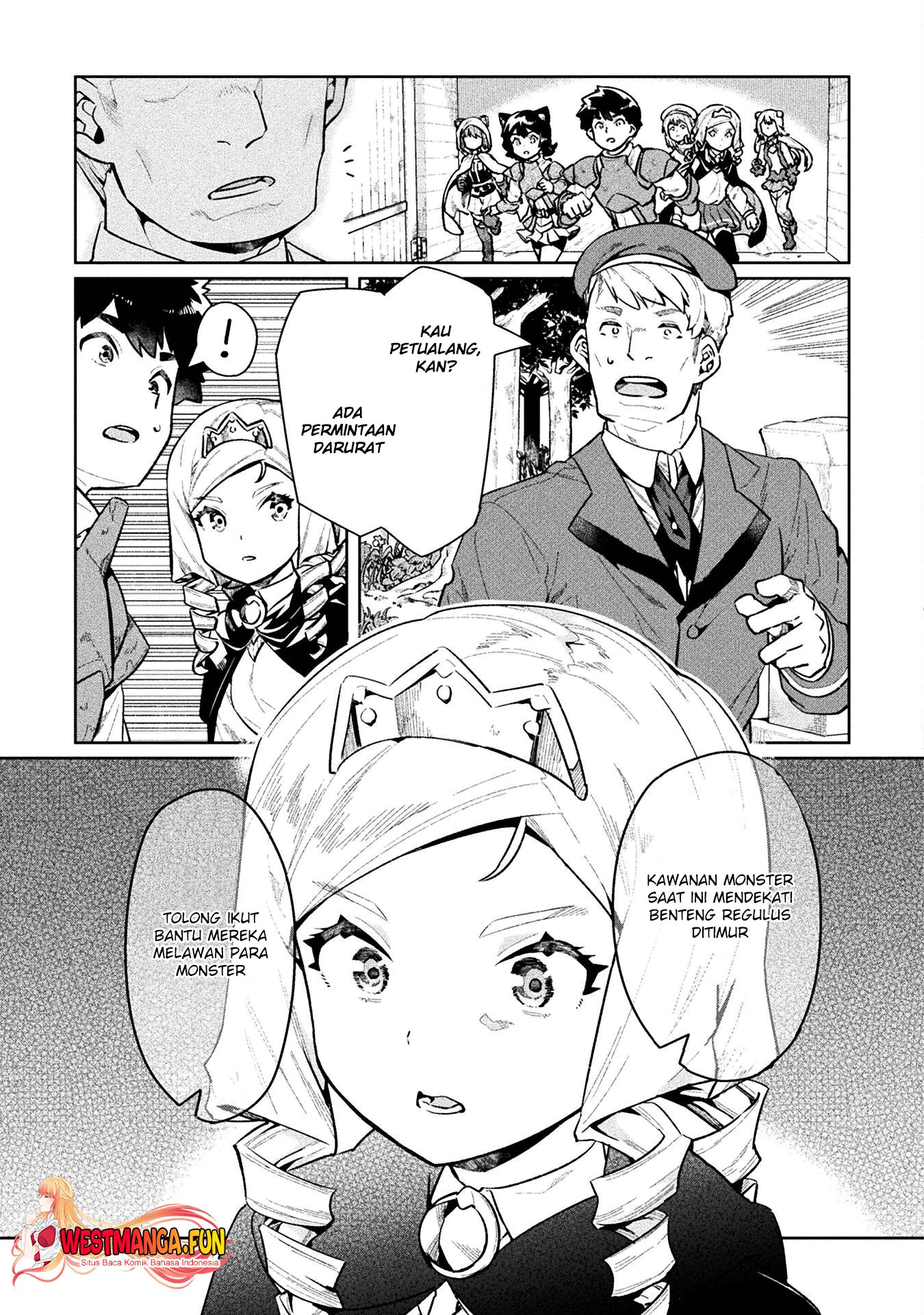 NEET dakedo Hello Work ni Ittara Isekai ni Tsuretekareta Chapter 57 Gambar 11