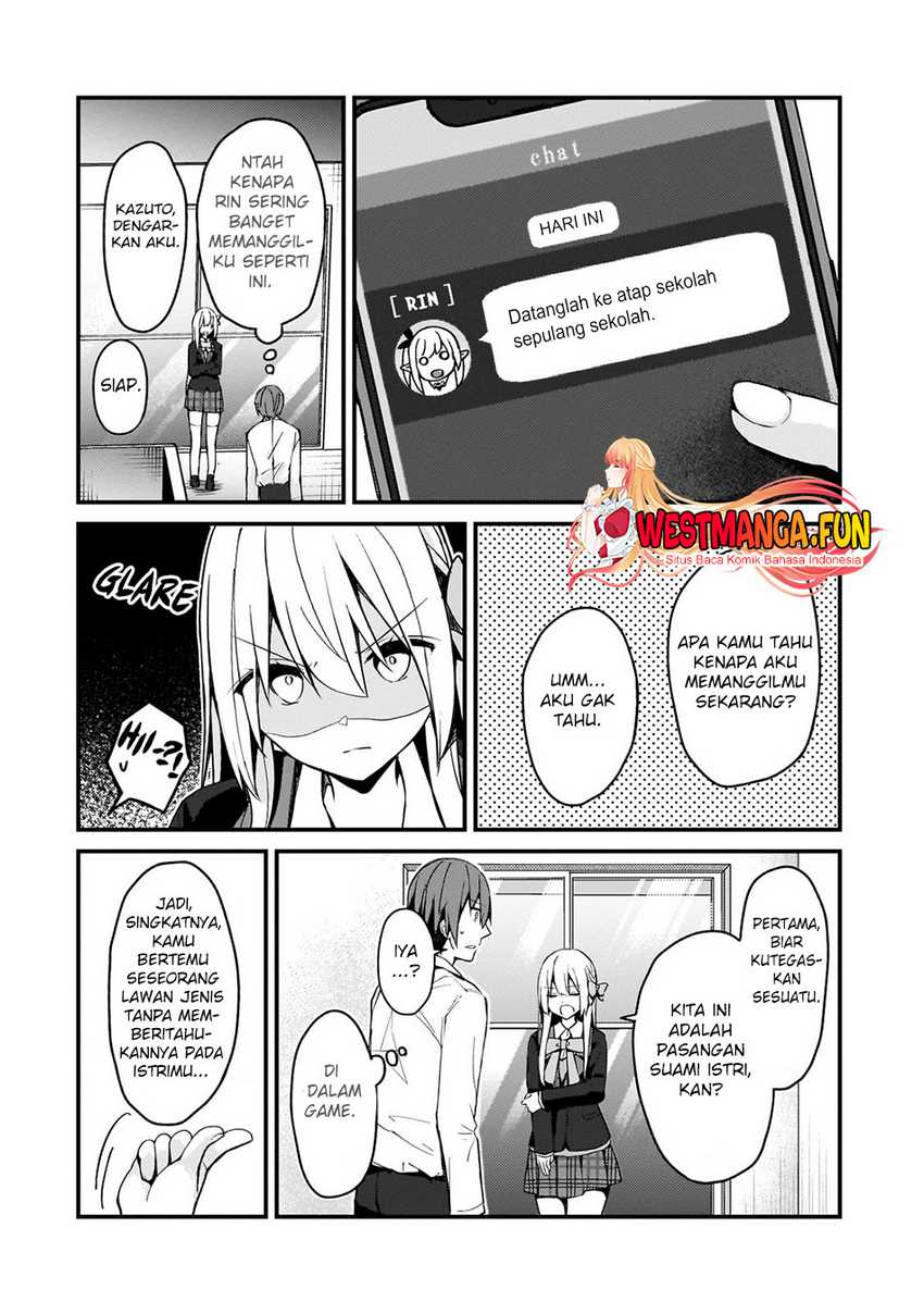 Netoge no Yome ga Ninki Idol datta ken ~Cool-kei no kanojo wa genjitsu demo yome no tsumori de iru~ Chapter 17 Gambar 13