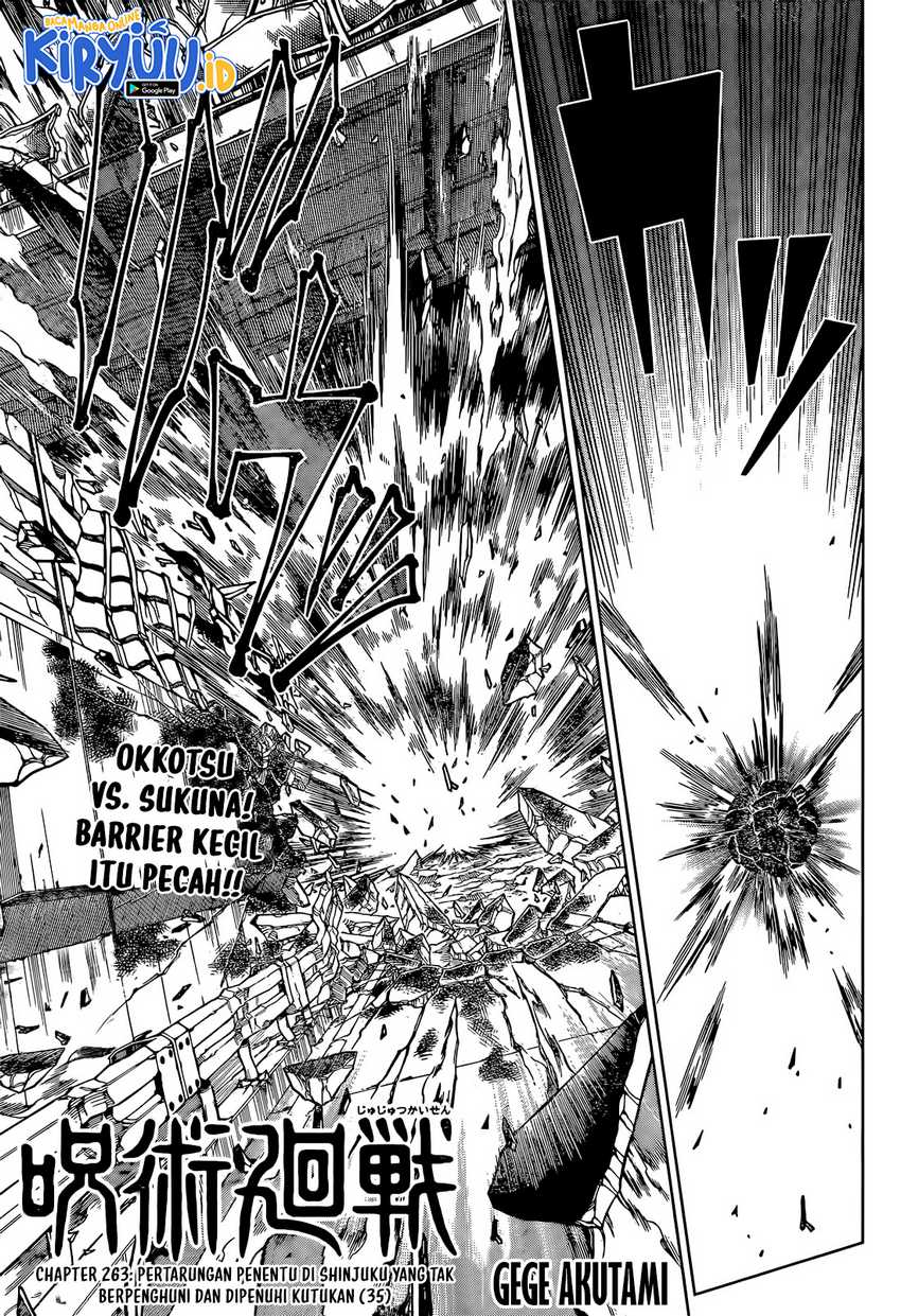 Baca  Jujutsu Kaisen Chapter 263 Gambar 2