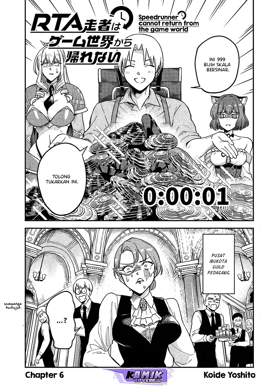 Baca  RTA Sousha wa Game Sekai kara Kaerenai Chapter 06 Gambar 2