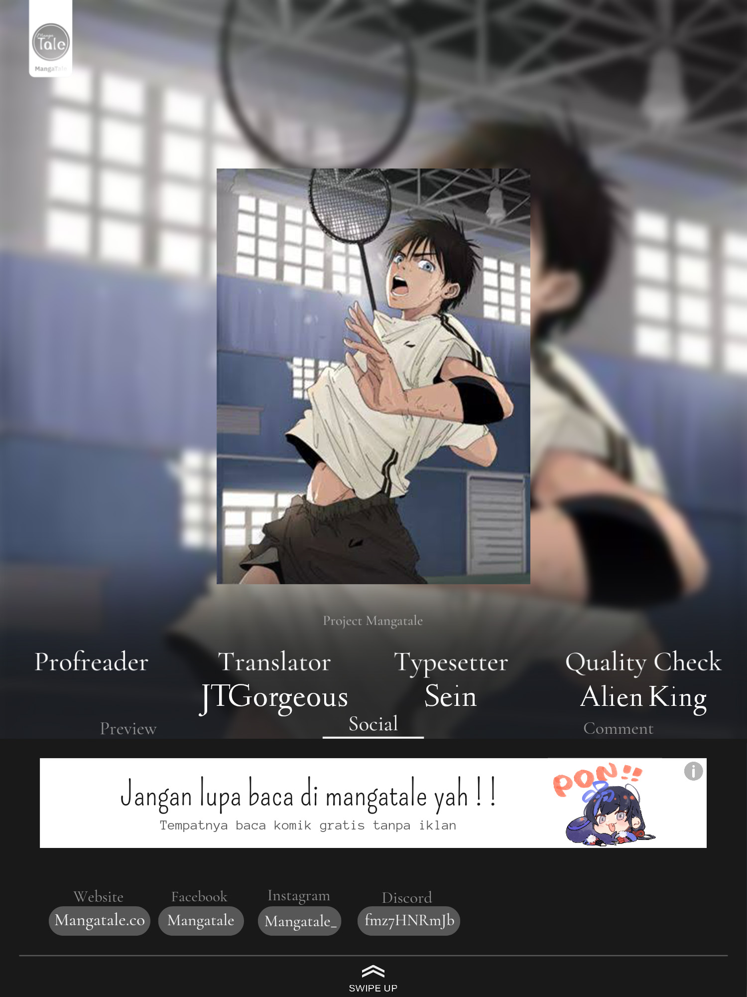 Baca Komik Badminton Ghost Chapter 19 Gambar 1