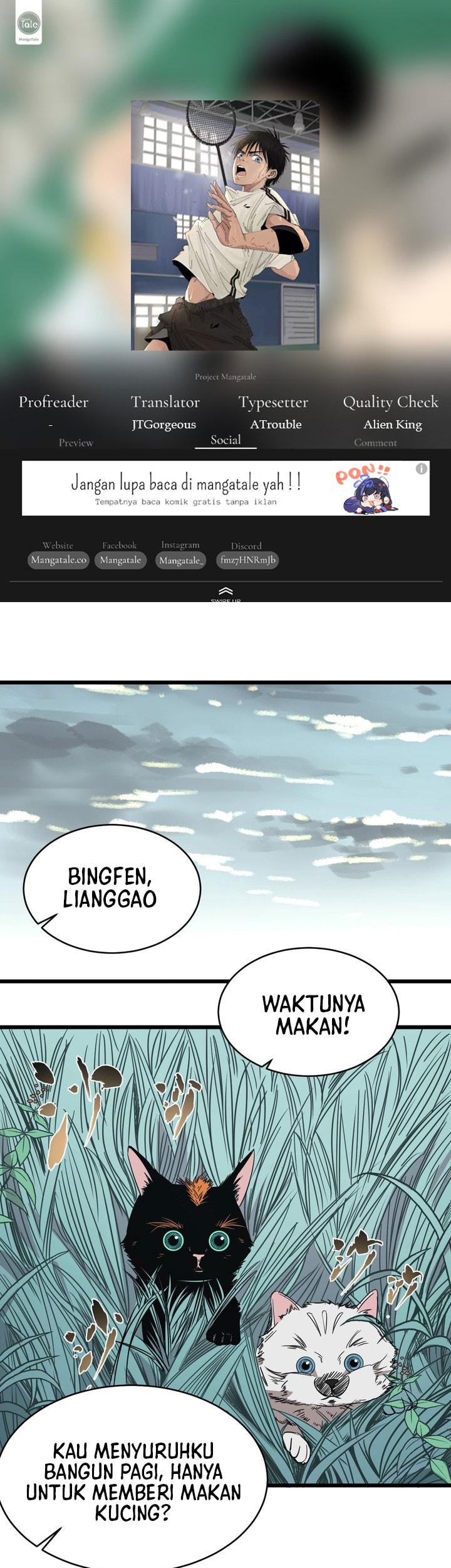 Baca Komik Badminton Ghost Chapter 18 Gambar 1