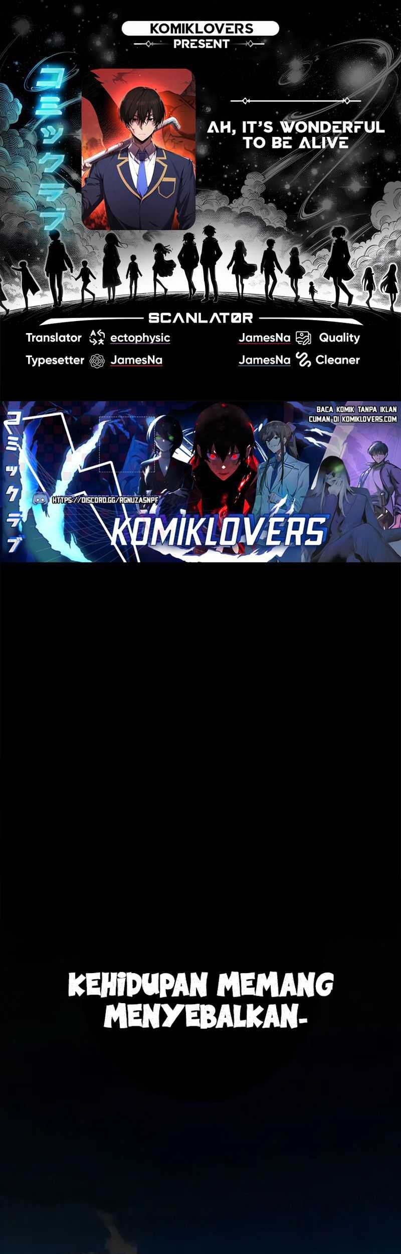 Baca Komik Ah, It’s Wonderful To Be Alive Chapter 01 Gambar 1
