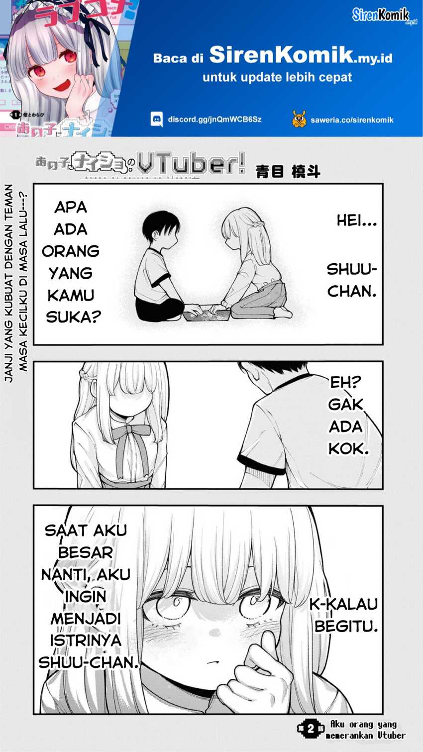 Baca  Ano Ko ni Naisho no VTUBER! Chapter 02 Gambar 2