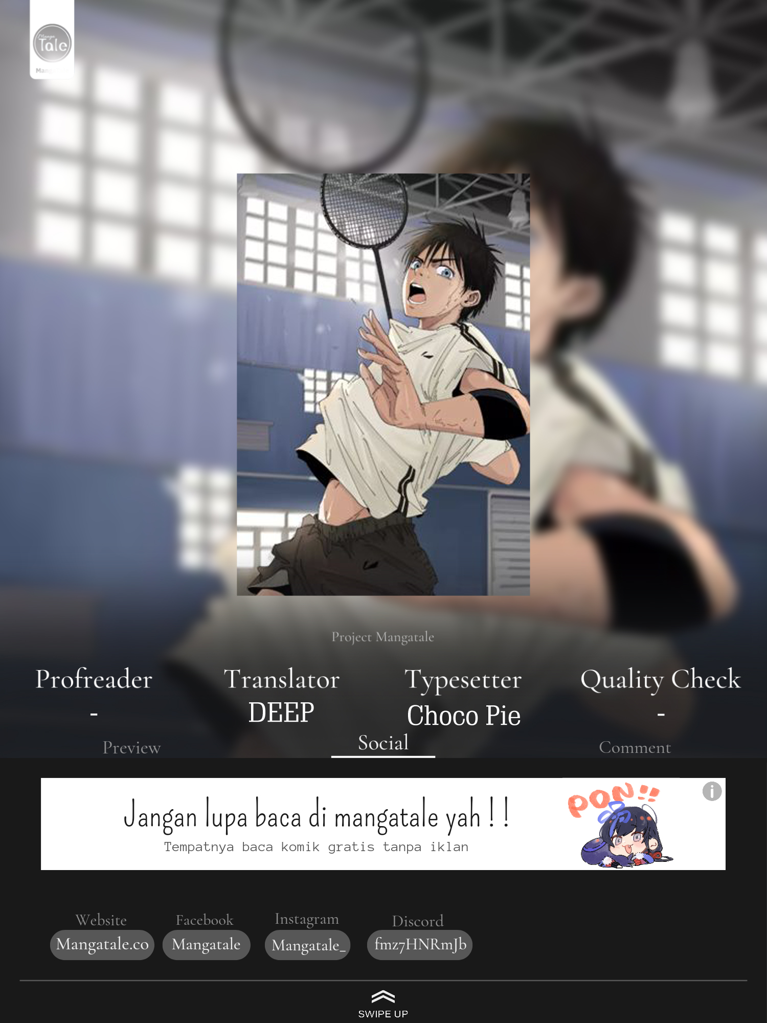 Baca Komik Badminton Ghost Chapter 04 Gambar 1
