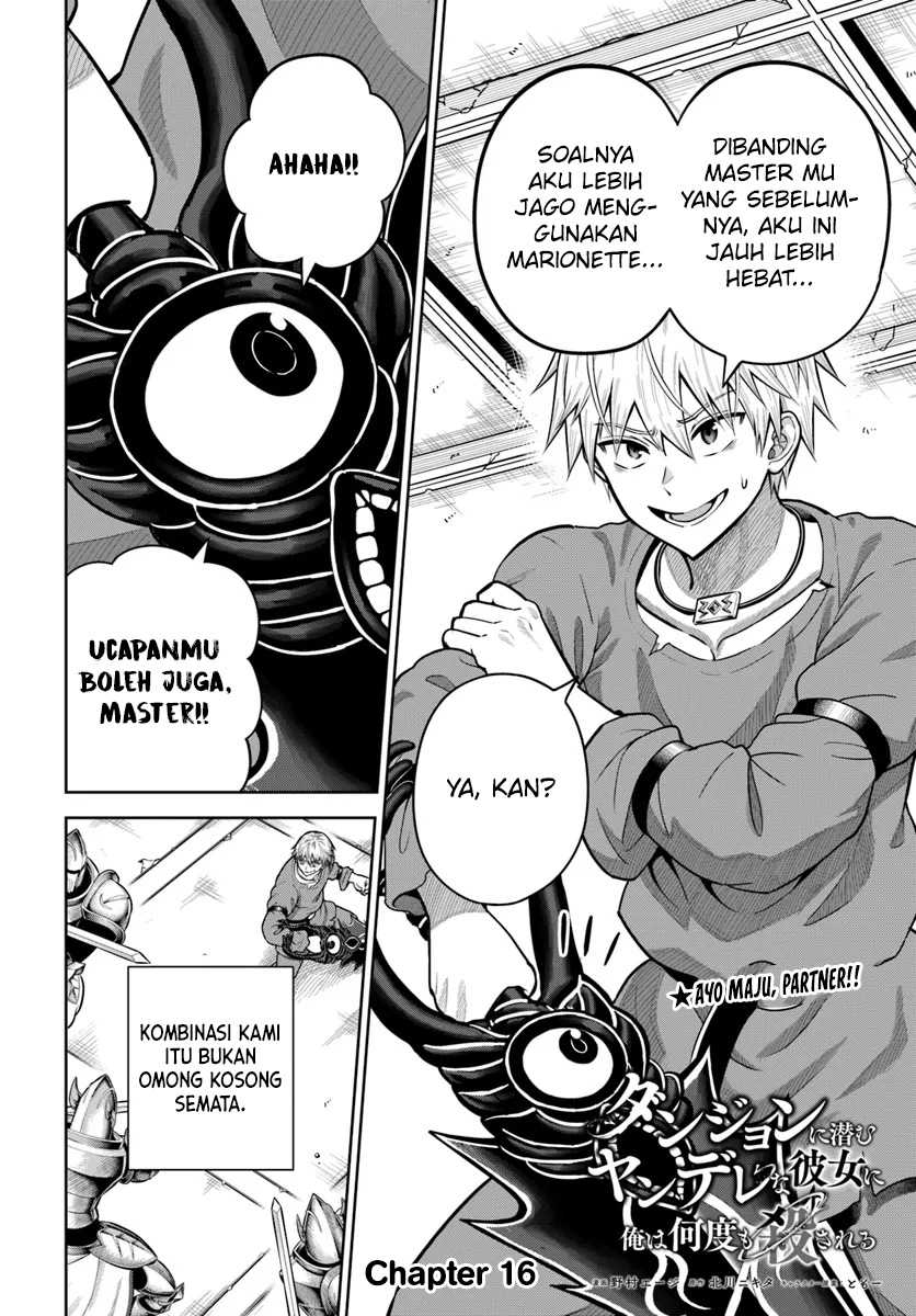 Dungeon ni Hisomu Yandere na Kanojo ni Ore wa Nando mo Korosareru Chapter 16 Gambar 3