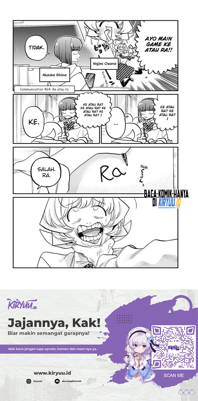 Baca Komi-san wa Komyushou Desu Chapter 464 Gambar 2