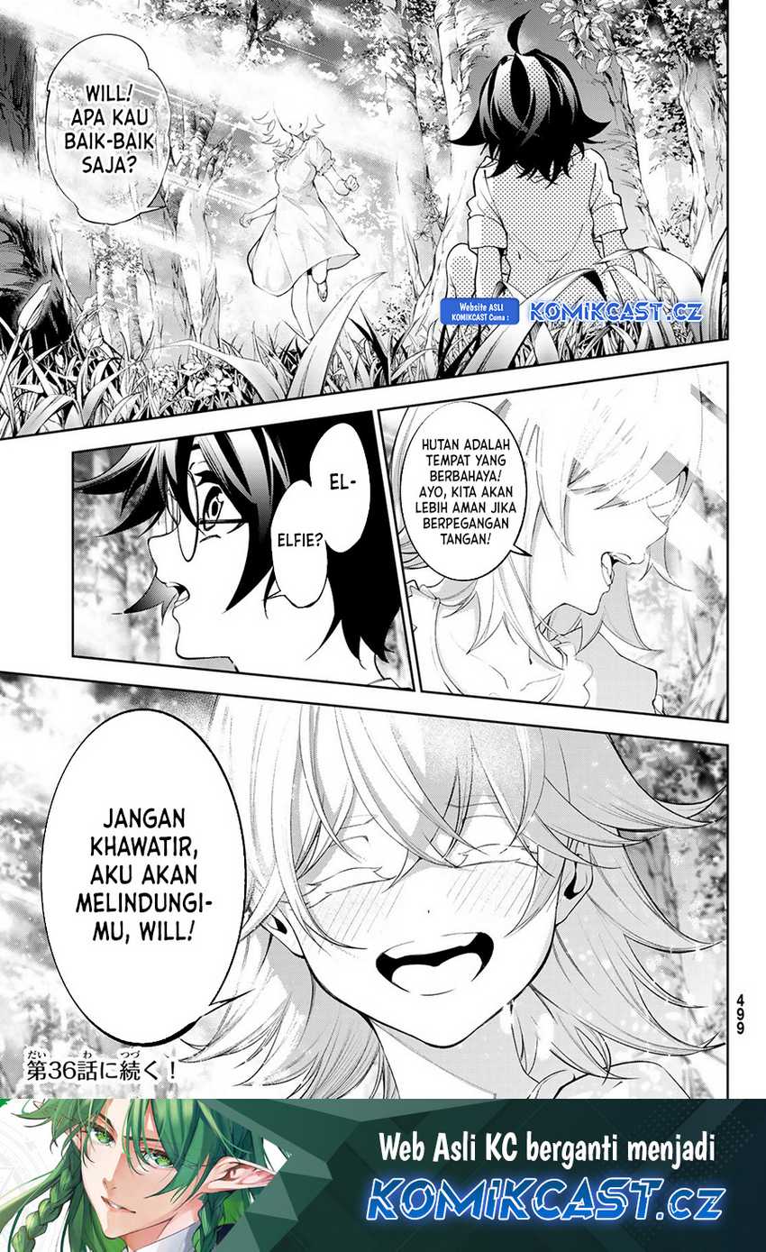 Tsue to Tsurugi no Wistoria Chapter 35 Gambar 40