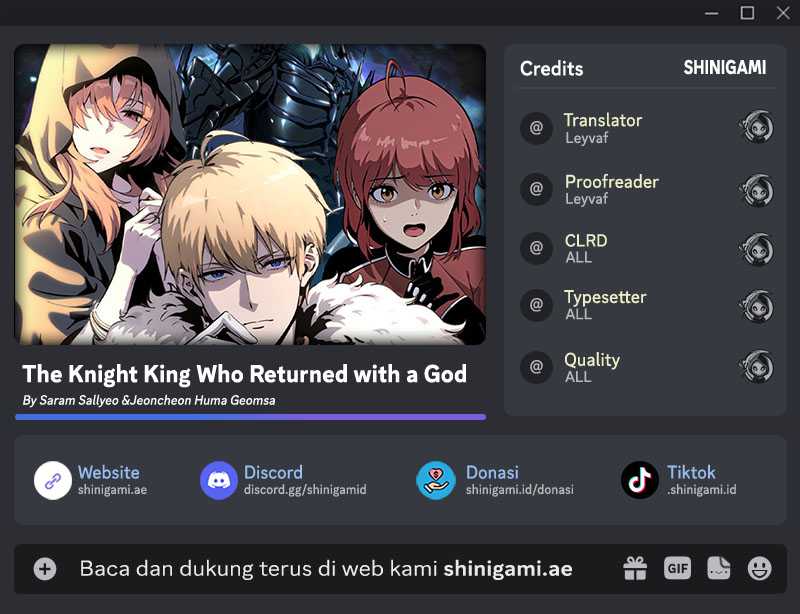 Baca Komik The Knight King Who Returned with a God Chapter 70 Gambar 1