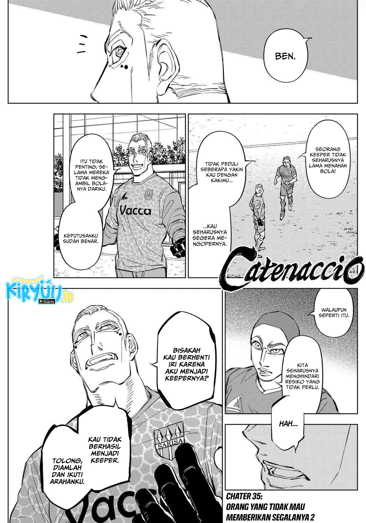 Baca Catenaccio Chapter 35 Gambar 2