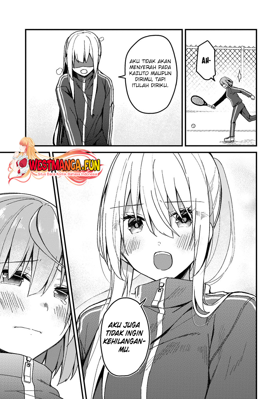 Netoge no Yome ga Ninki Idol datta ken ~Cool-kei no kanojo wa genjitsu demo yome no tsumori de iru~ Chapter 18 Gambar 18